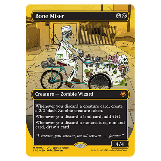 Bone Miser 0097 card from the Magic The Gathering set Aetherdrift - Special Guests