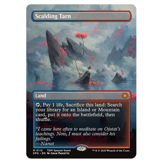 Scalding Tarn 0112 card from the Magic The Gathering set Tarkir: Dragonstorm - Special Guests
