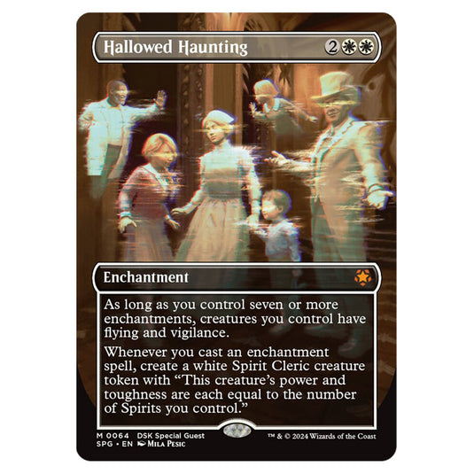 Hallowed Haunting 0064 card from the Magic The Gathering set Duskmourn House of Horror - Special Guests