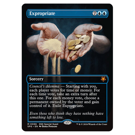 Expropriate 0066 card from the Magic The Gathering set Duskmourn House of Horror - Special Guests