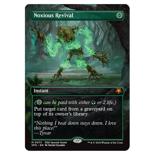 Noxious Revival 0073 card from the Magic The Gathering set Duskmourn House of Horror - Special Guests