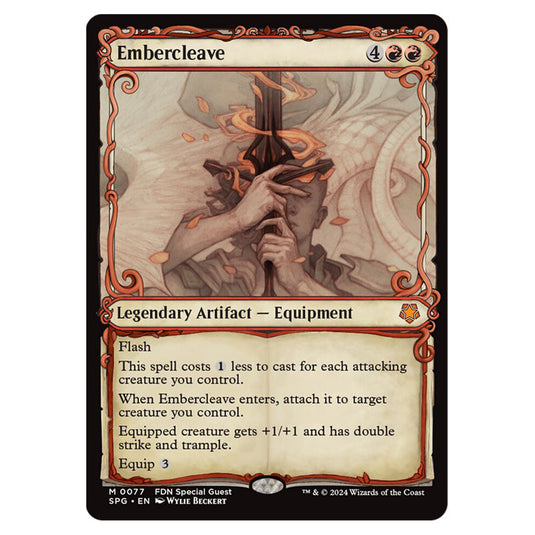 Embercleave 0077 card from the Magic The Gathering set Foundations - Special Guests