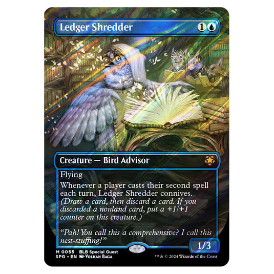 Ledger Shredder 0055 card from the Magic The Gathering set Bloomburrow - Special Guests