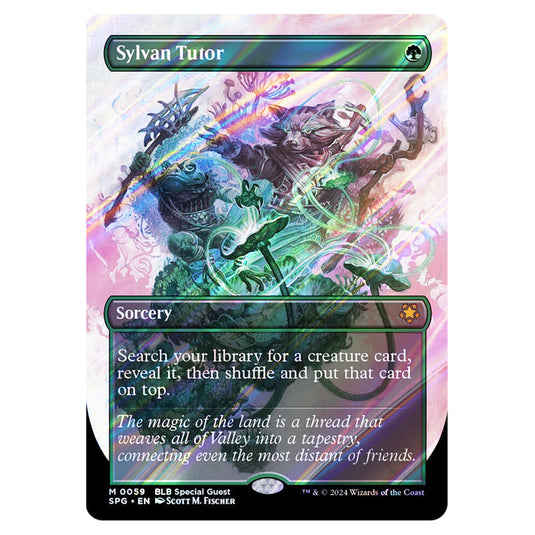 Sylvan Tutor 0059 card from the Magic The Gathering set Bloomburrow - Special Guests