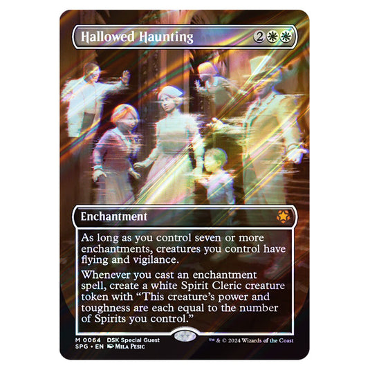 Hallowed Haunting 0064 card from the Magic The Gathering set Duskmourn House of Horror - Special Guests