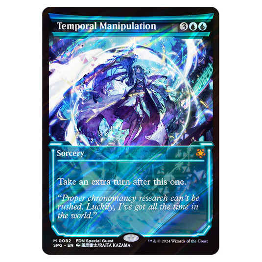 Temporal Manipulation 0082 card from the Magic The Gathering set Foundations - Special Guests