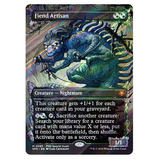 Fiend Artisan 0083 card from the Magic The Gathering set Foundations - Special Guests