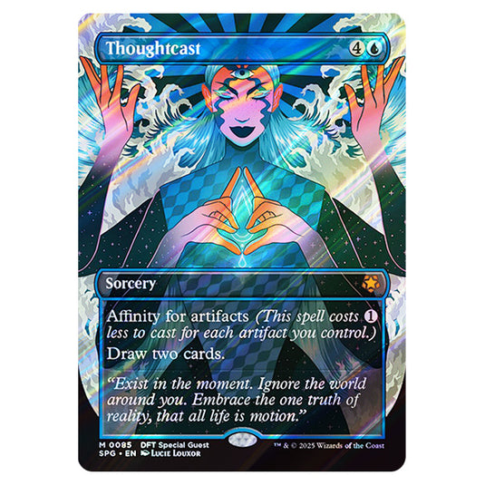 Thoughtcast 0085 card from the Magic The Gathering set Aetherdrift - Special Guests
