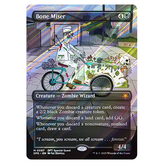 Bone Miser 0087 card from the Magic The Gathering set Aetherdrift - Special Guests