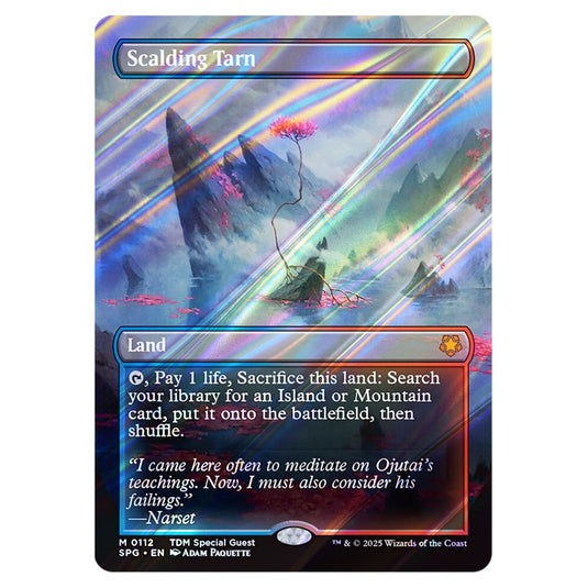 Scalding Tarn 0112 card from the Magic The Gathering set Tarkir: Dragonstorm - Special Guests