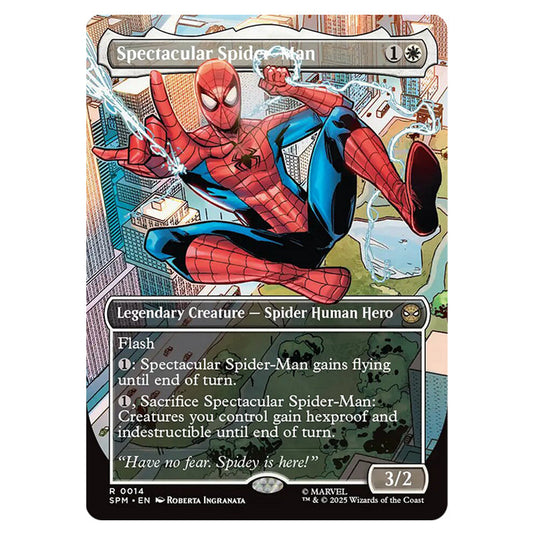 Spectacular Spider-Man 0014 card from the Magic The Gathering set Marvel's Spider-Man