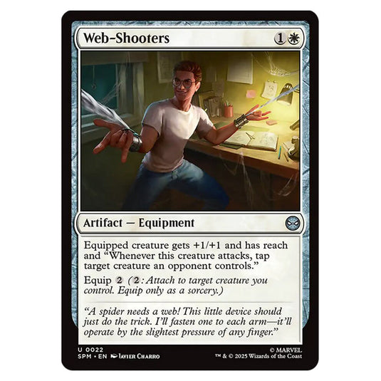 Web-Shooters 0022 card from the Magic The Gathering set Marvel's Spider-Man