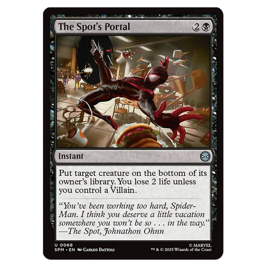 The Spot's Portal 0068 card from the Magic The Gathering set Marvel's Spider-Man