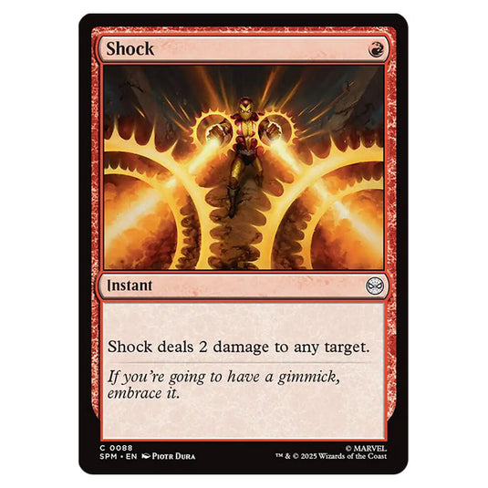 Shock 0088 card from the Magic The Gathering set Marvel's Spider-Man