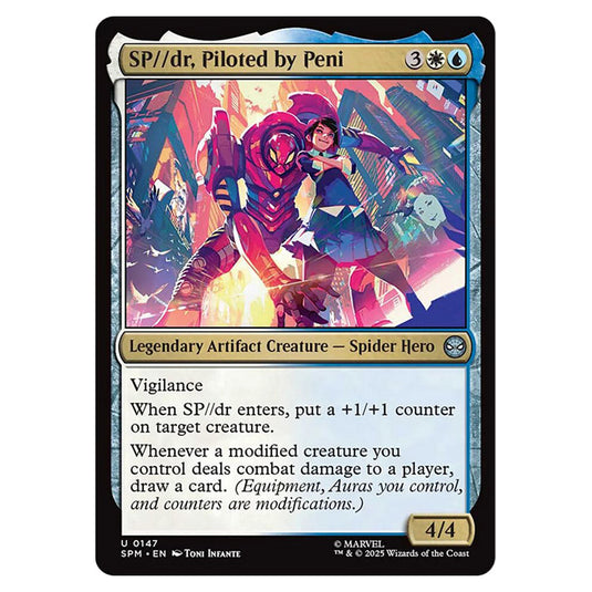 SP//dr, Piloted by Peni 0147 card from the Magic The Gathering set Marvel's Spider-Man