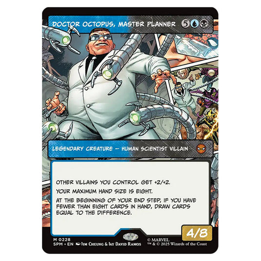 Doctor Octopus, Master Planner 0228 card from the Magic The Gathering set Marvel's Spider-Man