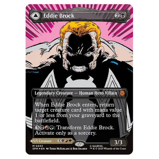 Eddie Brock // Venom, Lethal Protector 0233 card from the Magic The Gathering set Marvel's Spider-Man