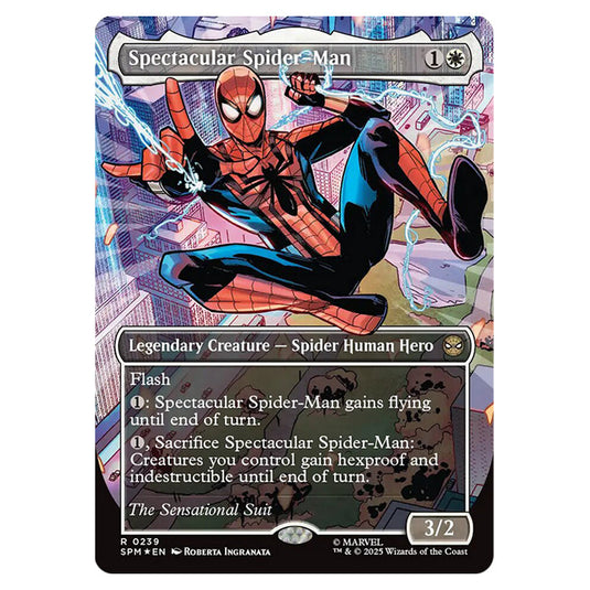 Spectacular Spider-Man 0239 card from the Magic The Gathering set Marvel's Spider-Man