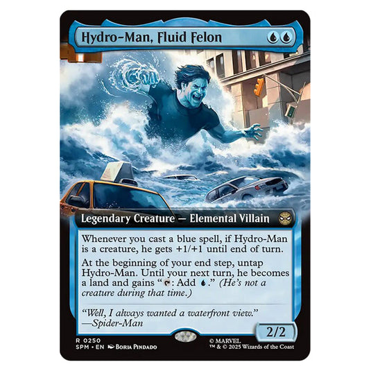 Hydro-Man, Fluid Felon 0250 card from the Magic The Gathering set Marvel's Spider-Man