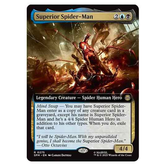 Superior Spider-Man 0275 card from the Magic The Gathering set Marvel's Spider-Man