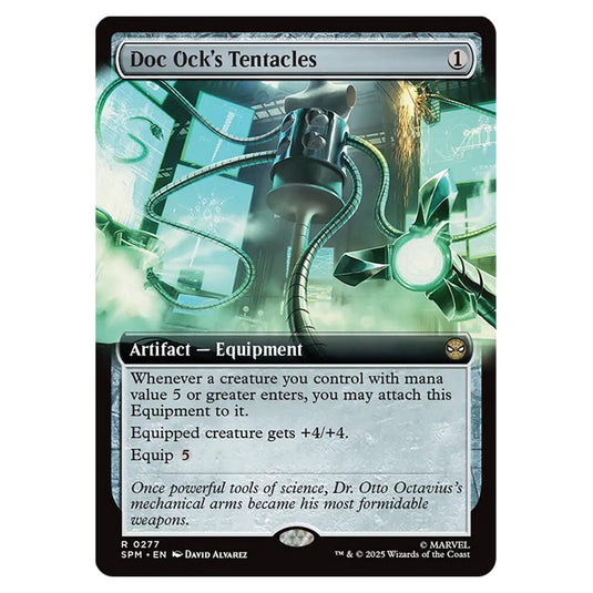 Doc Ock's Tentacles 0277 card from the Magic The Gathering set Marvel's Spider-Man