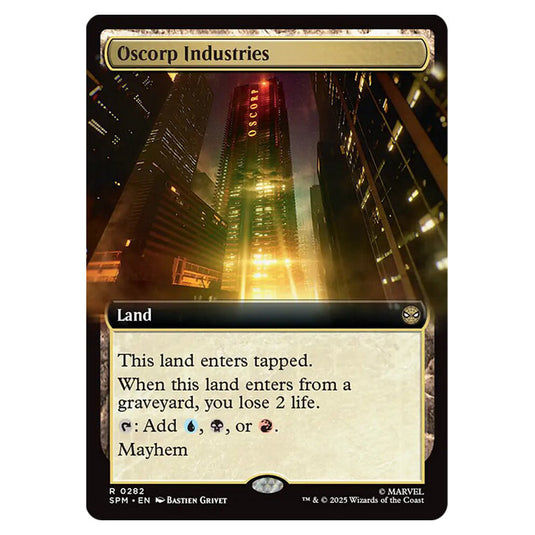 Oscorp Industries 0282 card from the Magic The Gathering set Marvel's Spider-Man