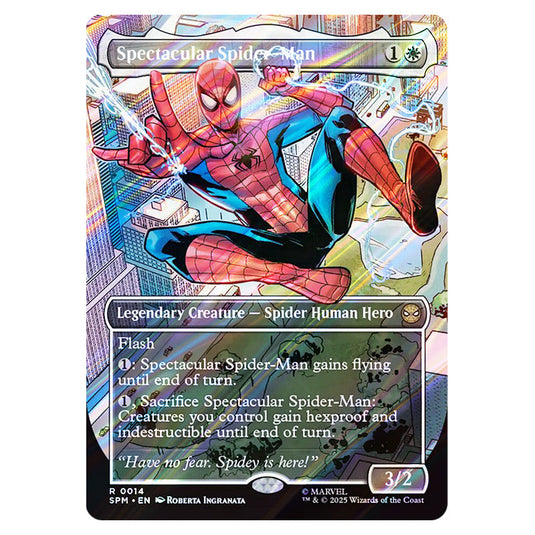 Spectacular Spider-Man 0014 card from the Magic The Gathering set Marvel's Spider-Man
