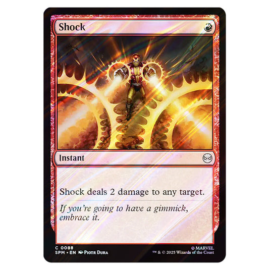 Shock 0088 card from the Magic The Gathering set Marvel's Spider-Man