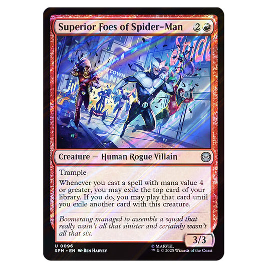 Superior Foes of Spider-Man 0096 card from the Magic The Gathering set Marvel's Spider-Man