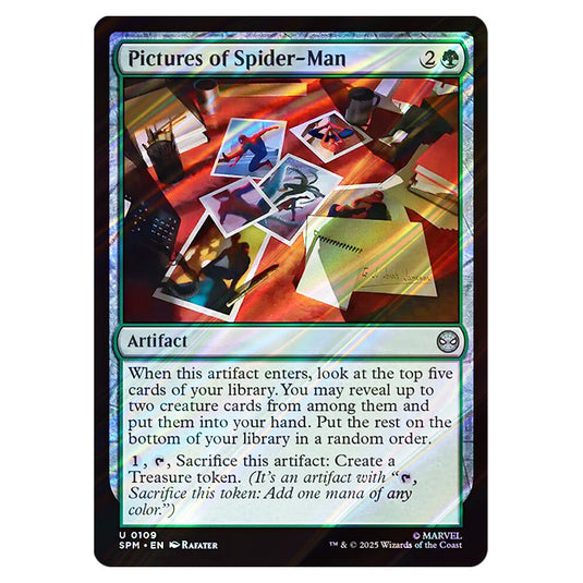 Pictures of Spider-Man 0109 card from the Magic The Gathering set Marvel's Spider-Man