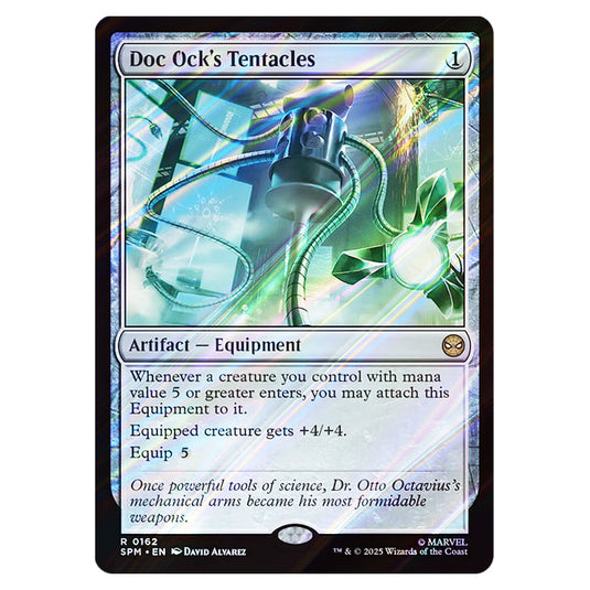 Doc Ock's Tentacles 0162 card from the Magic The Gathering set Marvel's Spider-Man