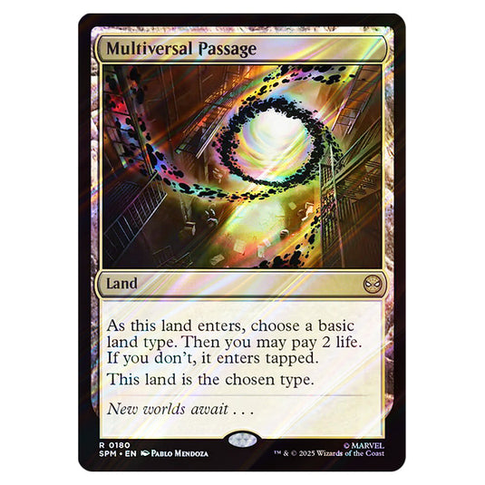 Multiversal Passage 0180 card from the Magic The Gathering set Marvel's Spider-Man