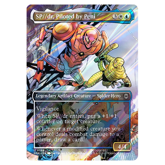 SP//dr, Piloted by Peni 0199 card from the Magic The Gathering set Marvel's Spider-Man