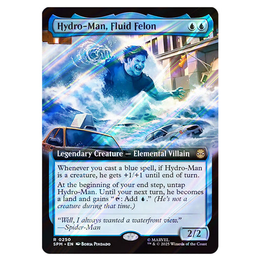 Hydro-Man, Fluid Felon 0250 card from the Magic The Gathering set Marvel's Spider-Man