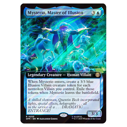 Mysterio, Master of Illusion 0253 card from the Magic The Gathering set Marvel's Spider-Man