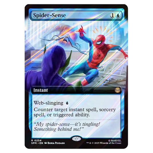 Spider-Sense 0254 card from the Magic The Gathering set Marvel's Spider-Man
