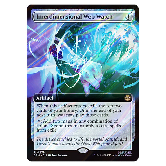 Interdimensional Web Watch 0278 card from the Magic The Gathering set Marvel's Spider-Man
