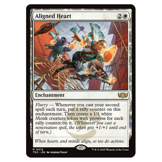 Aligned Heart 0012 card from the Magic The Gathering set Tarkir: Dragonstorm Commander