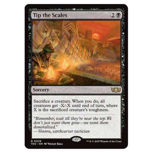 Tip the Scales 0029 card from the Magic The Gathering set Tarkir: Dragonstorm Commander