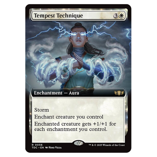 Tempest Technique 0056 card from the Magic The Gathering set Tarkir: Dragonstorm Commander
