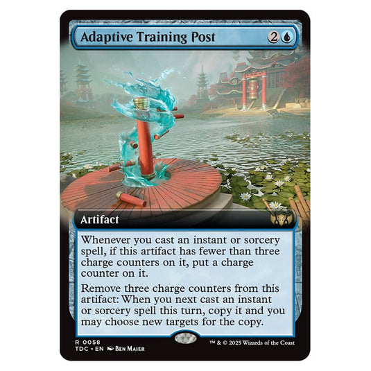 Adaptive Training Post 0058 card from the Magic The Gathering set Tarkir: Dragonstorm Commander