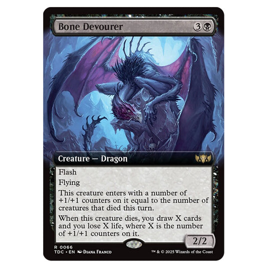 Bone Devourer 0066 card from the Magic The Gathering set Tarkir: Dragonstorm Commander
