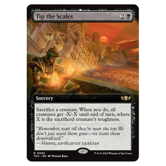 Tip the Scales 0069 card from the Magic The Gathering set Tarkir: Dragonstorm Commander