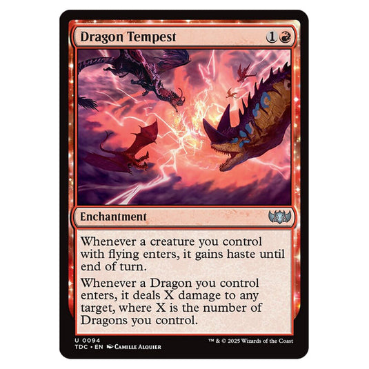 Dragon Tempest 0094 card from the Magic The Gathering set Tarkir: Dragonstorm Commander