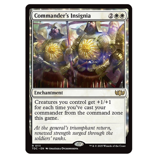 Commander's Insignia 0111 card from the Magic The Gathering set Tarkir: Dragonstorm Commander