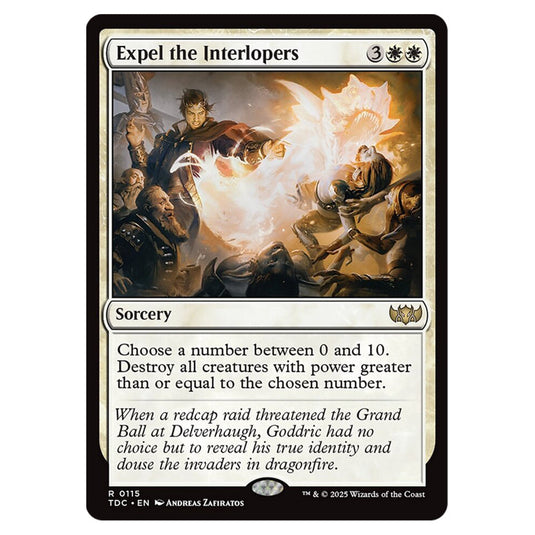 Expel the Interlopers 0115 card from the Magic The Gathering set Tarkir: Dragonstorm Commander