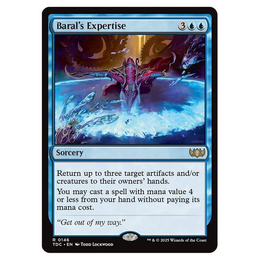 Baral's Expertise 0146 card from the Magic The Gathering set Tarkir: Dragonstorm Commander