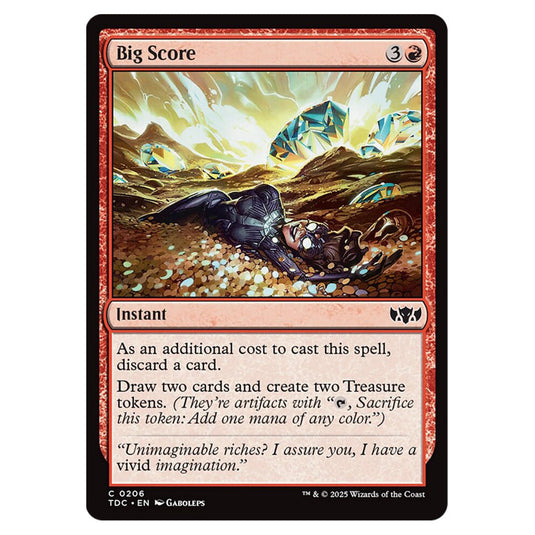 Big Score 0206 card from the Magic The Gathering set Tarkir: Dragonstorm Commander