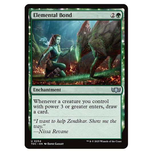 Elemental Bond 0254 card from the Magic The Gathering set Tarkir: Dragonstorm Commander