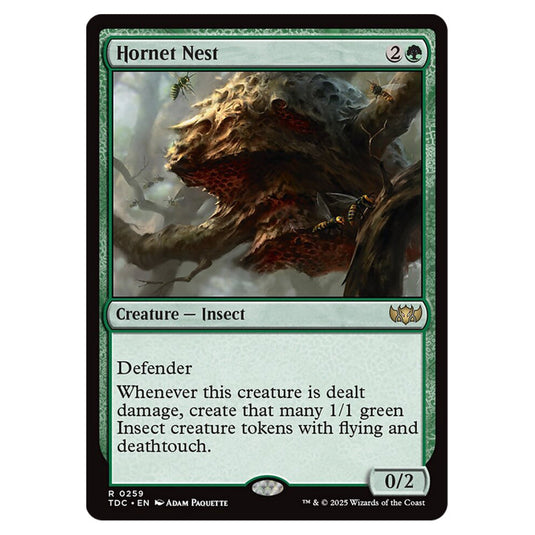 Hornet Nest 0259 card from the Magic The Gathering set Tarkir: Dragonstorm Commander